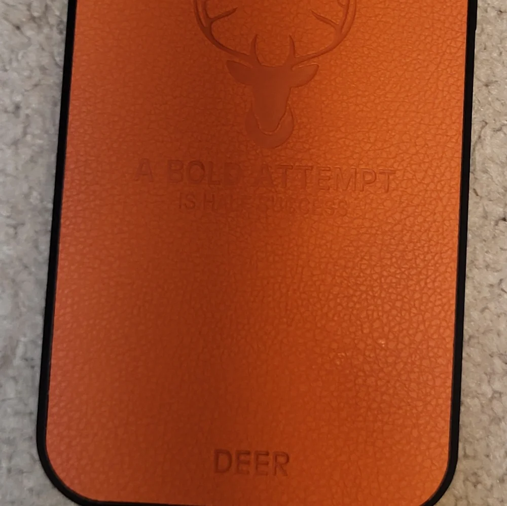 Stylish Set of Four iPhone 12 Phone Cases- Orange, Teal, Red, Smoke w/Red Border